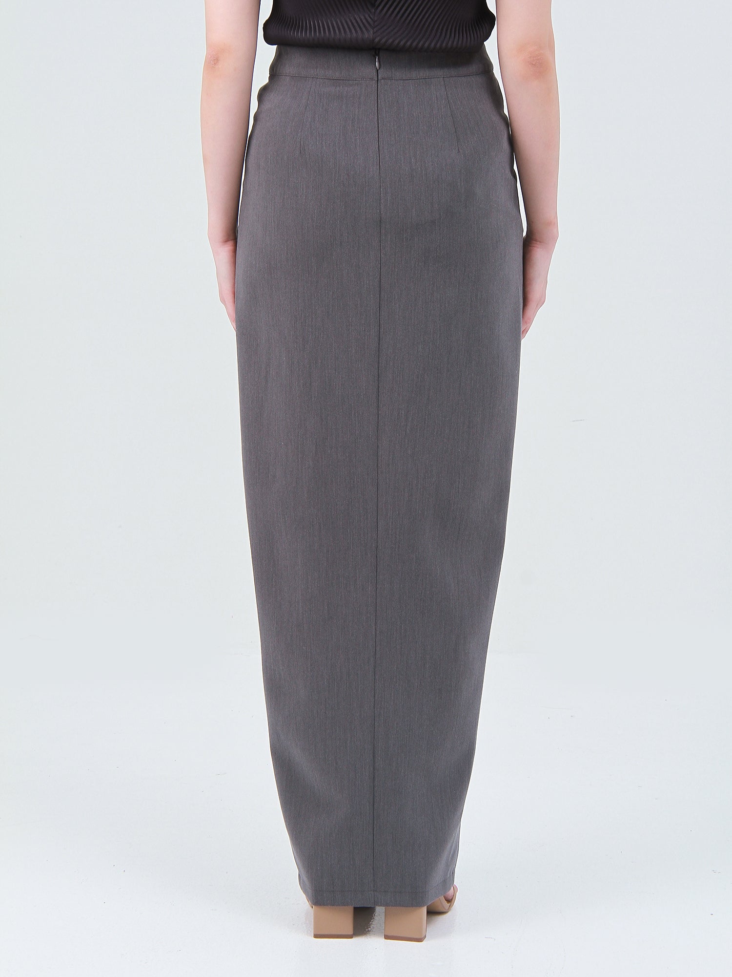 Terra Draped Maxi Skirt