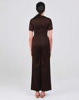 Faye Asymmetrical Neckline Jumpsuit