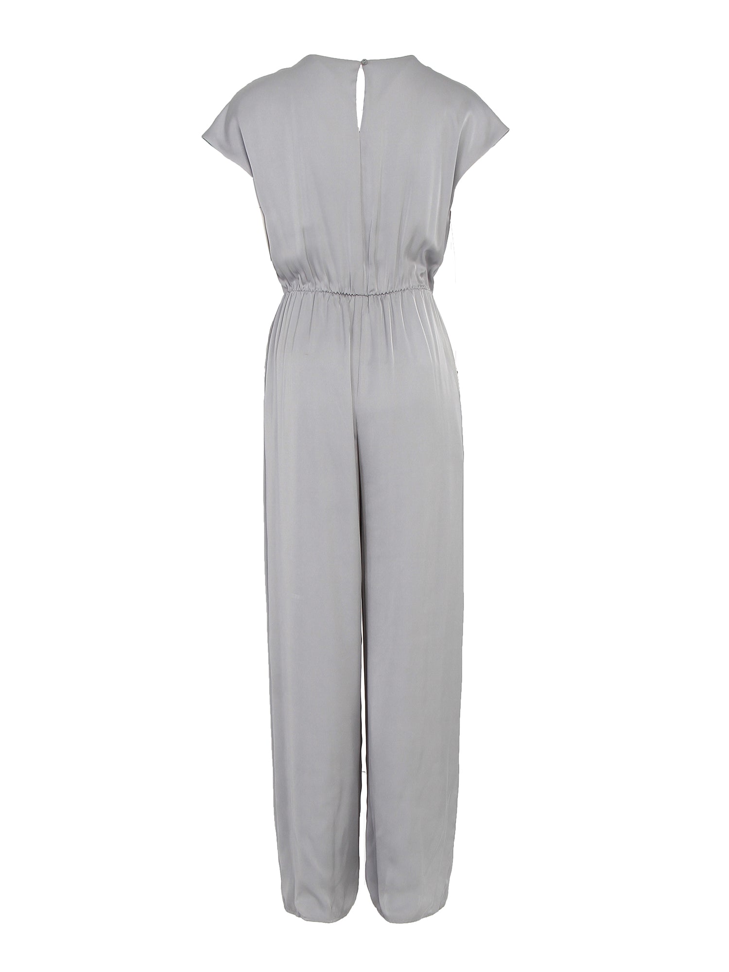 Zalin Front Twist Knot Jumpsuit
