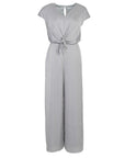 Zalin Front Twist Knot Jumpsuit