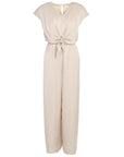 Zalin Front Twist Knot Jumpsuit