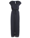 Zalin Front Twist Knot Jumpsuit
