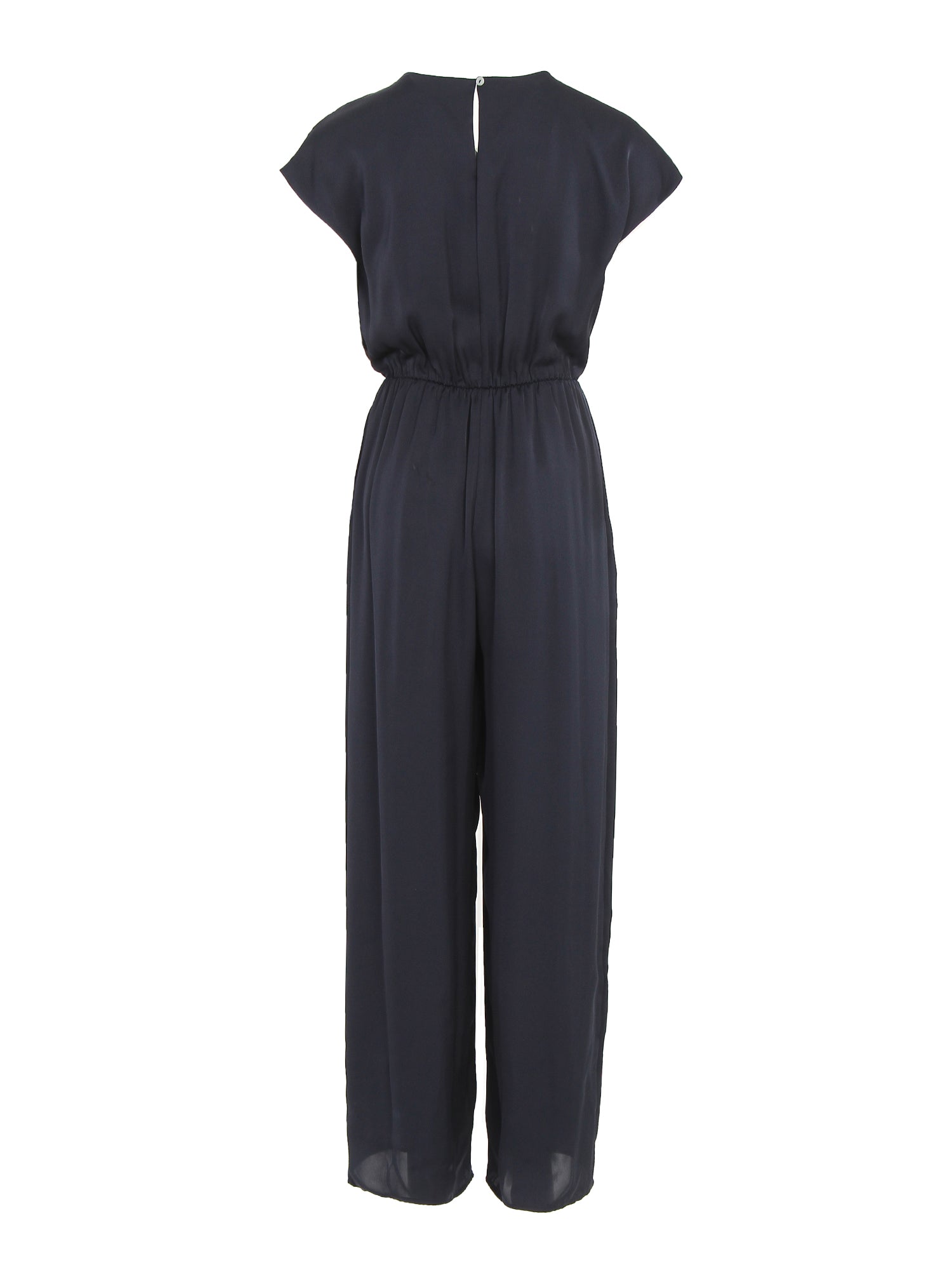 Zalin Front Twist Knot Jumpsuit