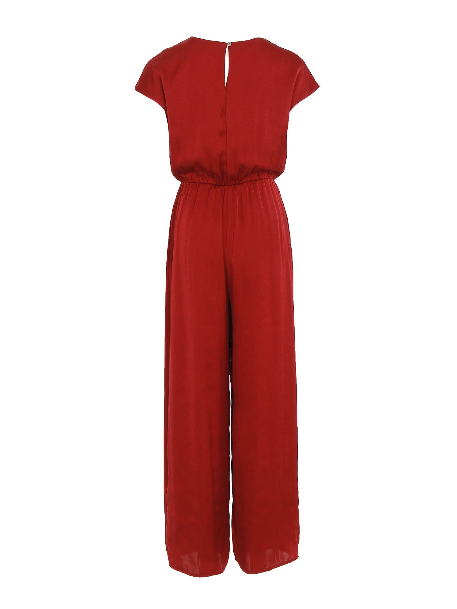 Zalin Front Twist Knot Jumpsuit