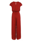 Zalin Front Twist Knot Jumpsuit