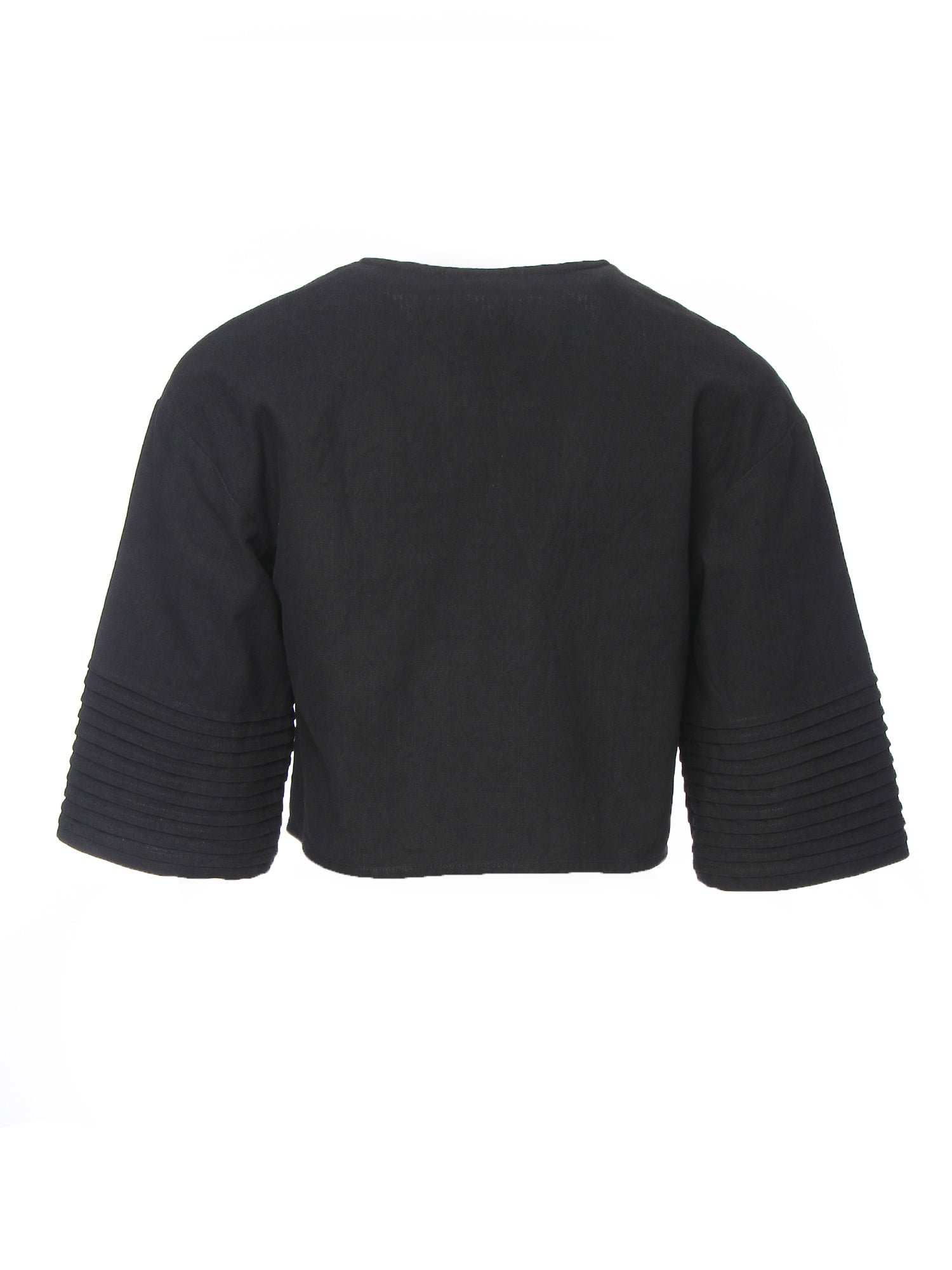 Cora Pleated Sleeves Top