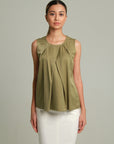 Lydrin Pleated Wrap Top