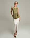 Lydrin Pleated Wrap Top