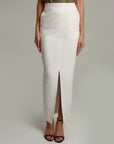 Cleo Linen Front Slit Maxi Skirt