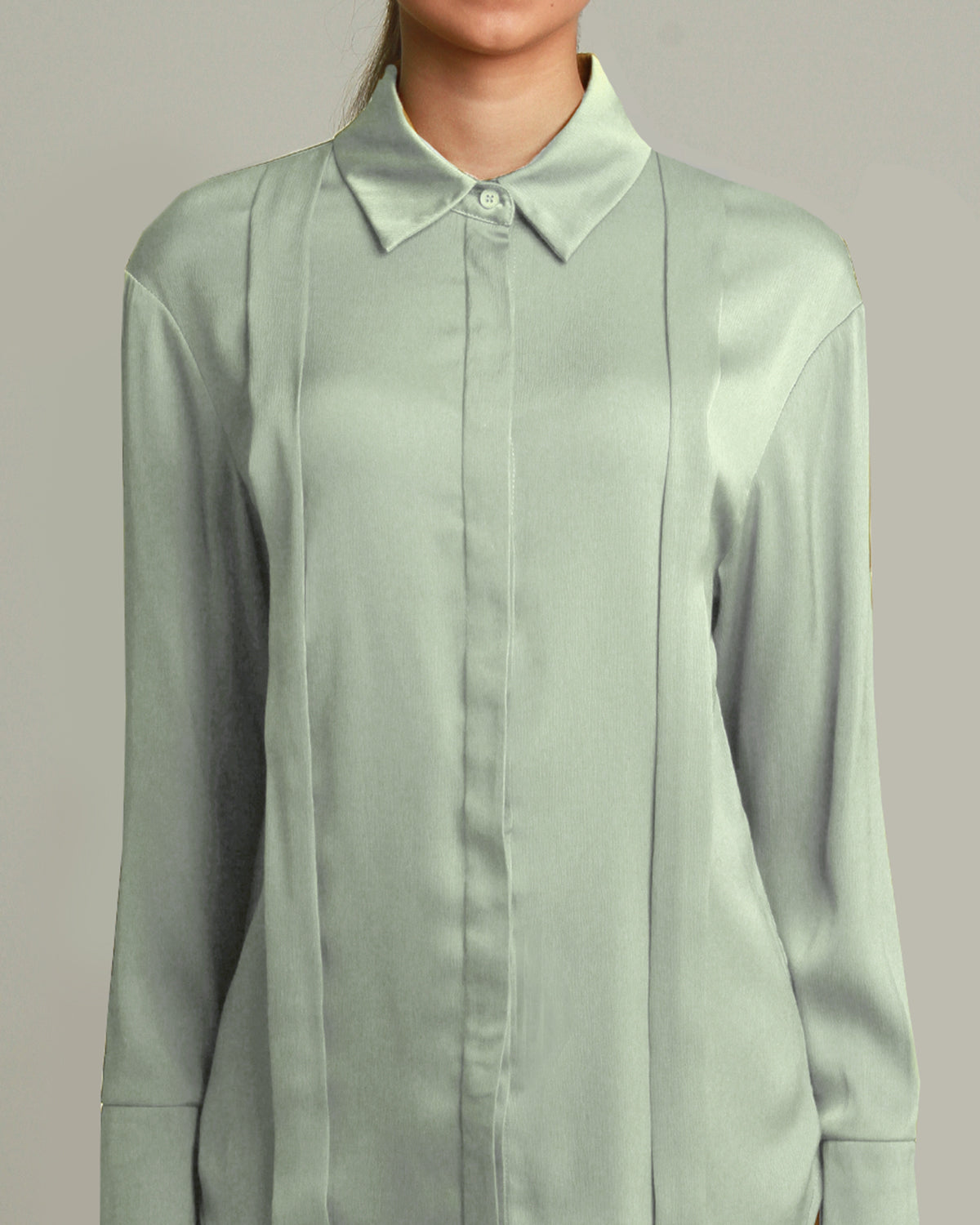 Tara Long Sleeve Dual Pleat Shirt