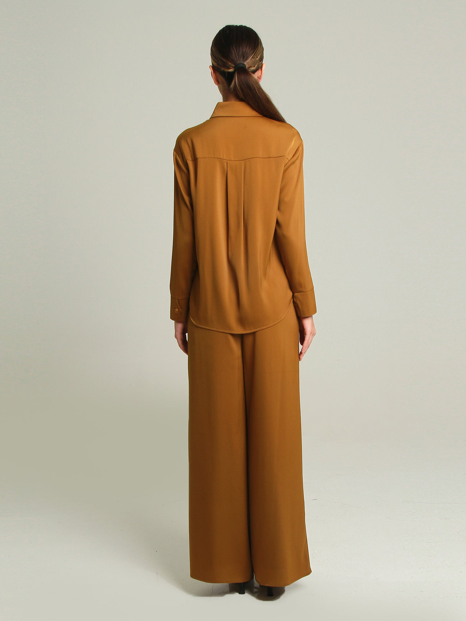 Tara Long Sleeve Dual Pleat Shirt