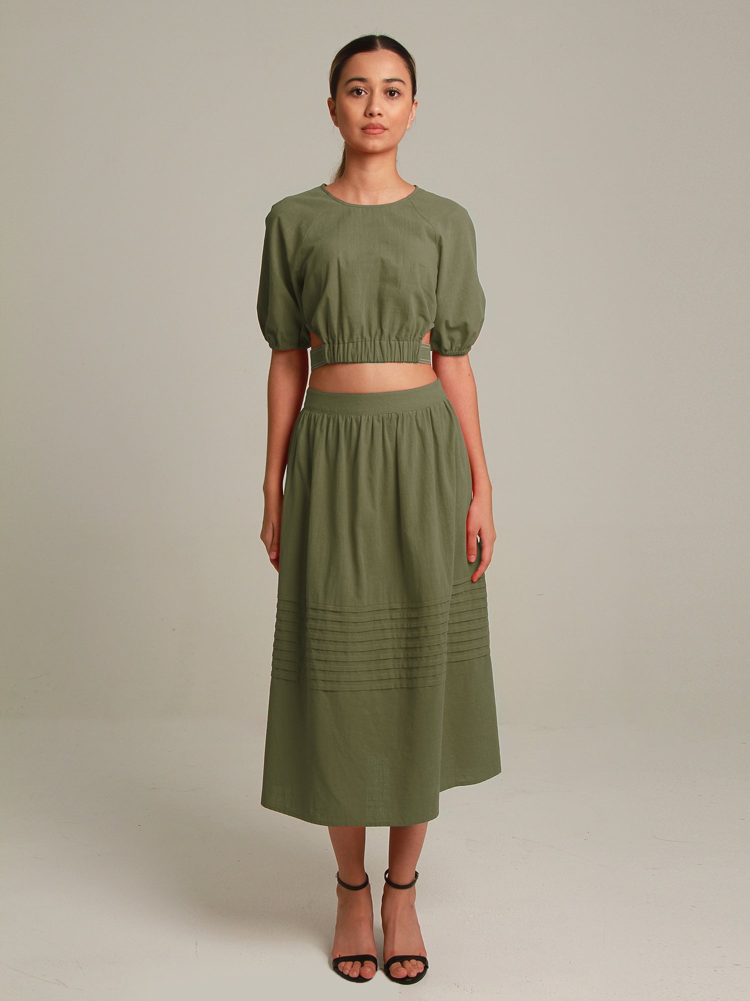 Cassandra Flair Midi Skirt