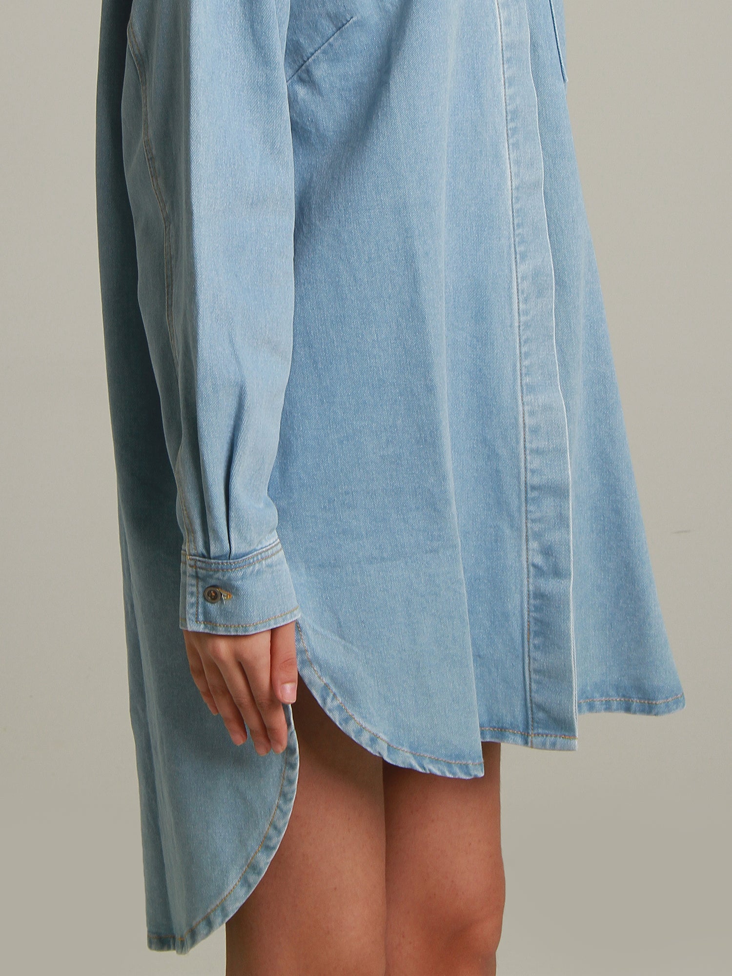 Ashton Denim Shirt Dress