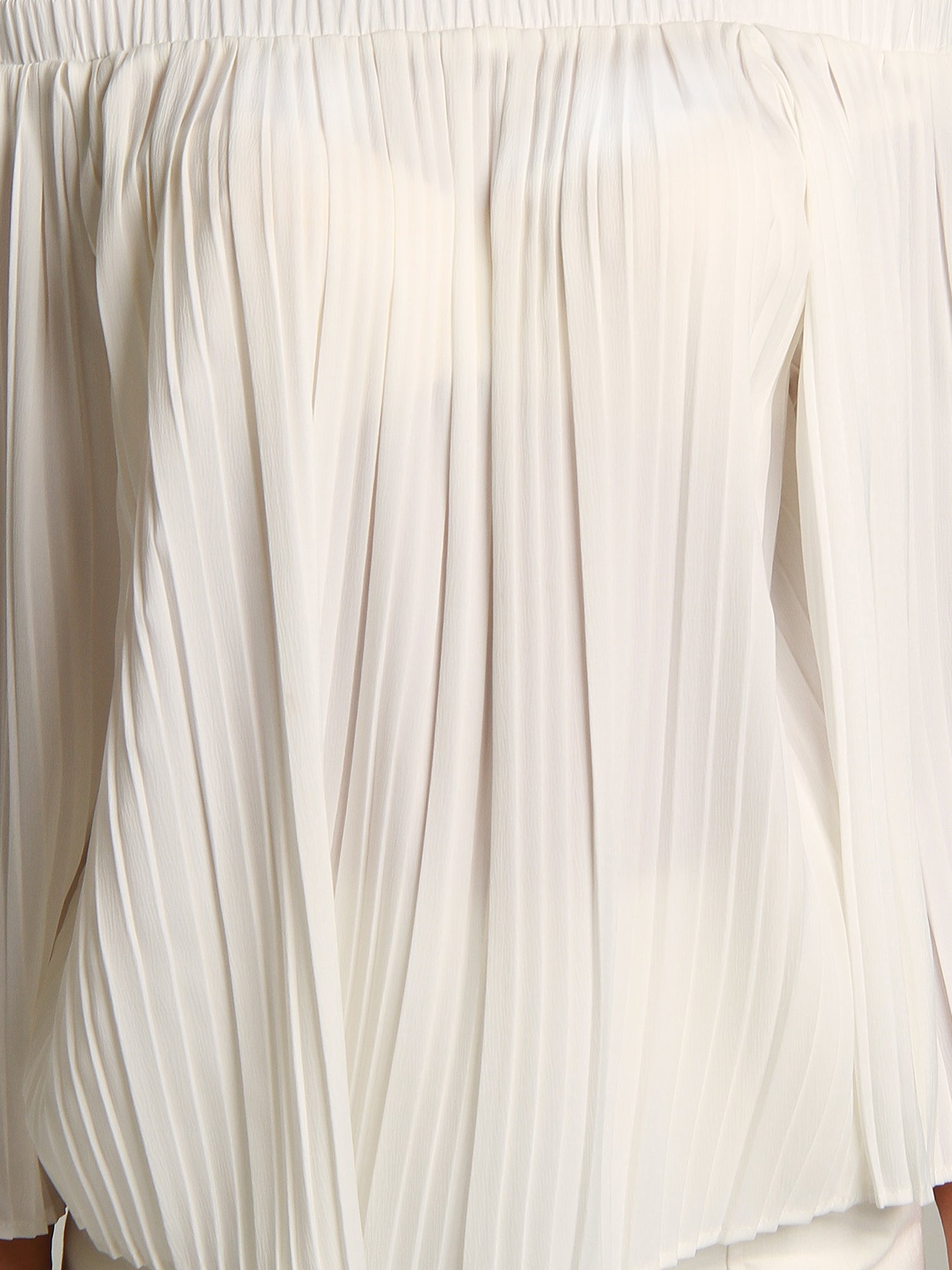 Cori Off Shoulder Pleated Top