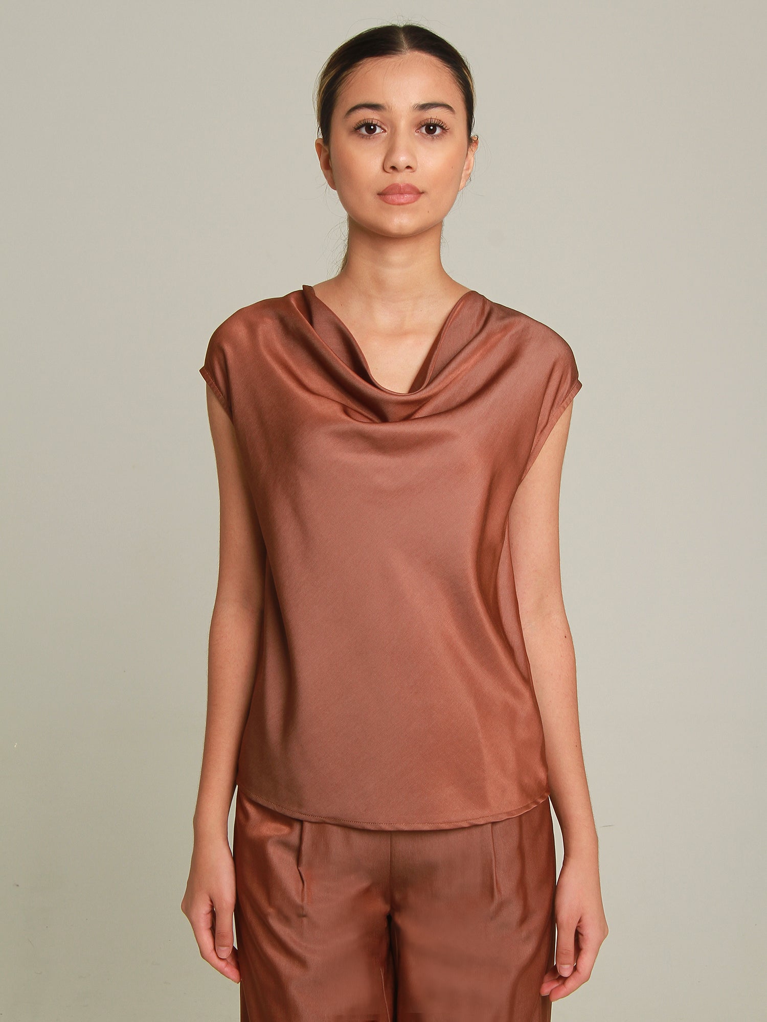 Aster Cowl Neck Top