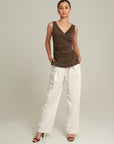 Kara Ruched Waist Top