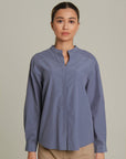 Dennes Long Sleeve Cape Back Shirt