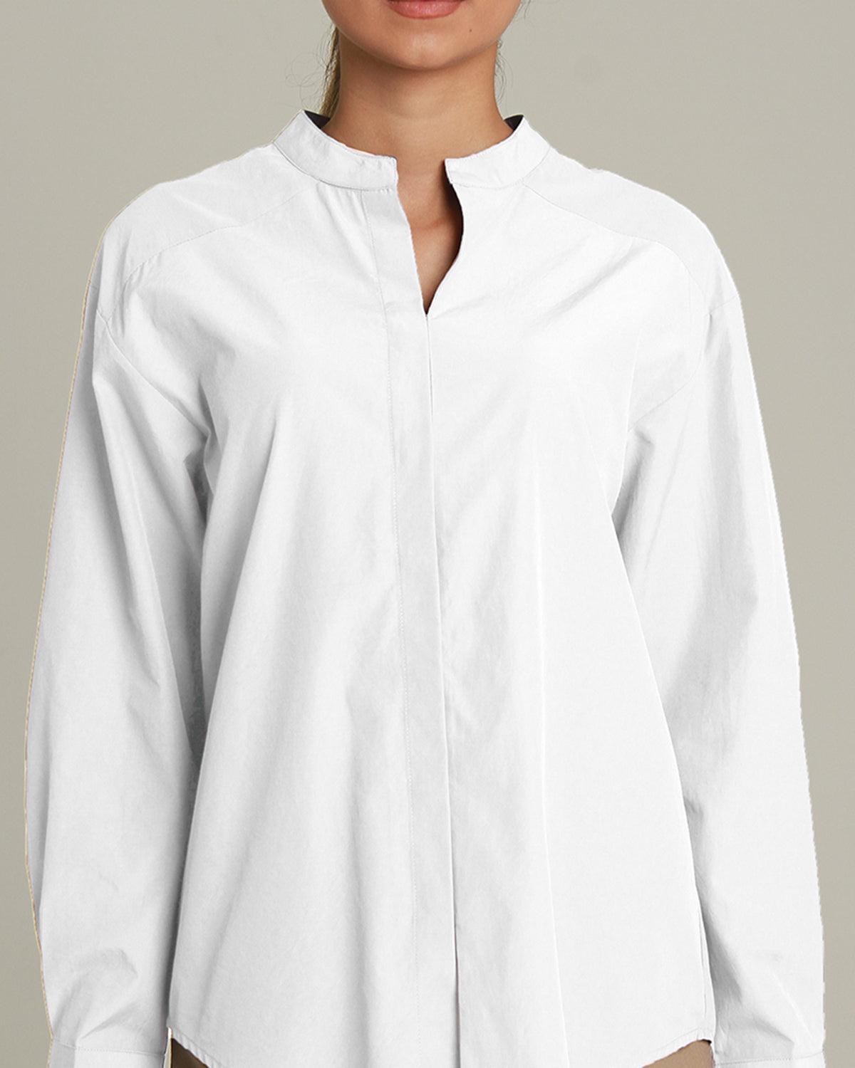 Dennes Long Sleeve Cape Back Shirt