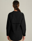 Dennes Long Sleeve Cape Back Shirt
