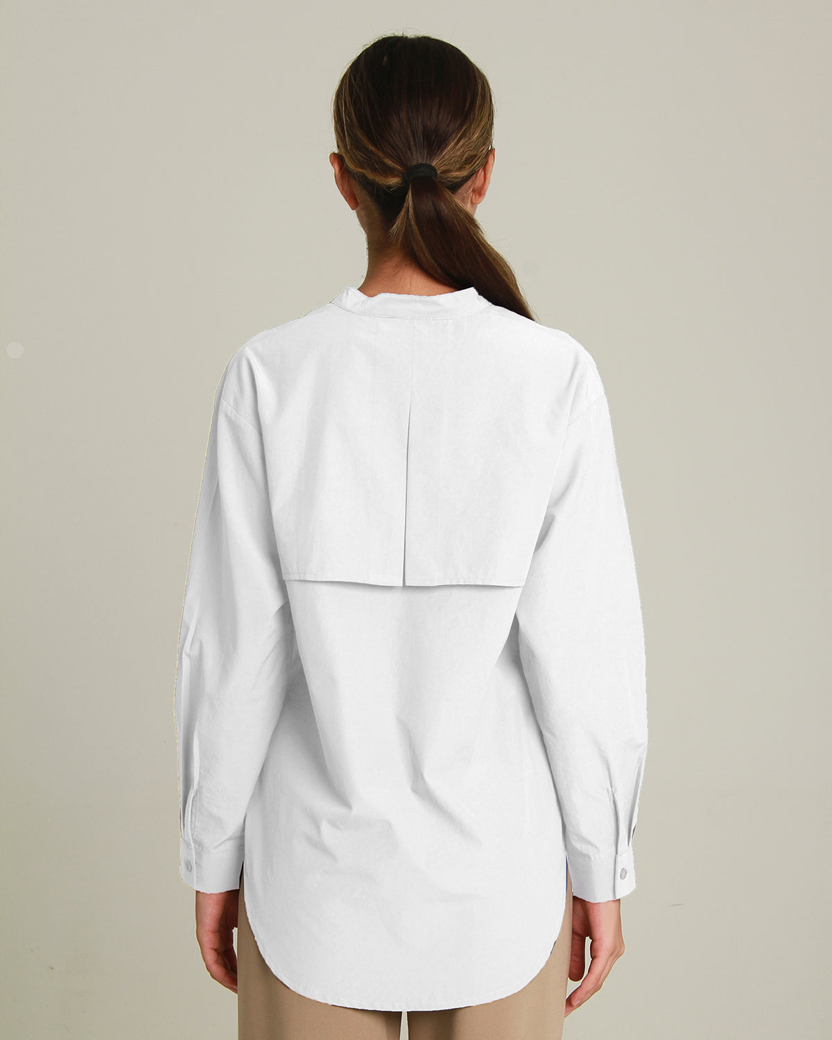 Dennes Long Sleeve Cape Back Shirt