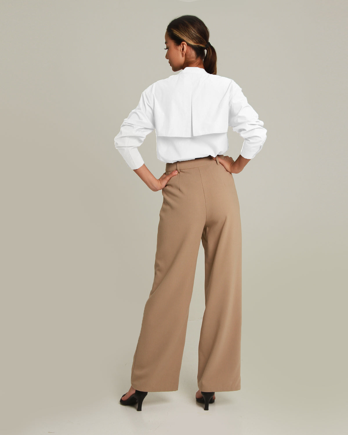 Dennes Long Sleeve Cape Back Shirt