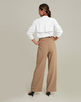 Dennes Long Sleeve Cape Back Shirt