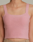 Thenna Rib Knit Crop Top