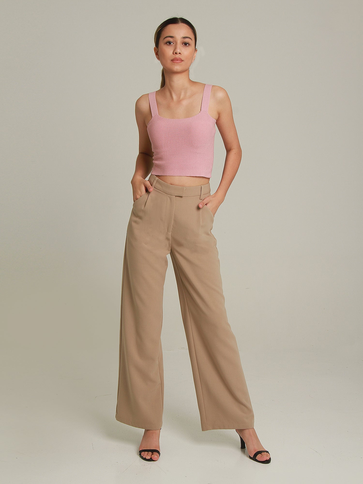 Thenna Rib Knit Crop Top