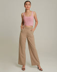 Thenna Rib Knit Crop Top