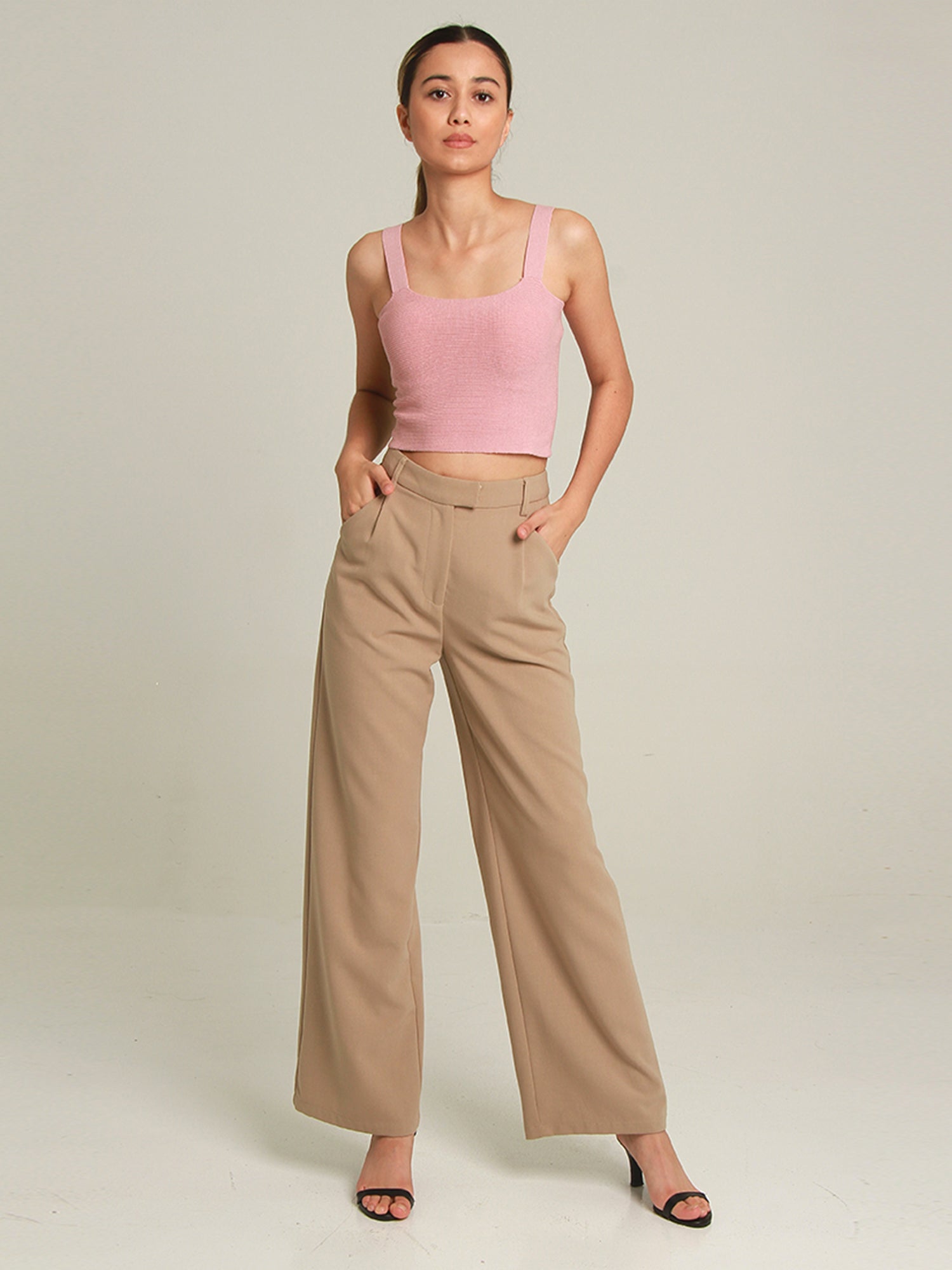 Thenna Rib Knit Crop Top