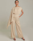 Odette Shoulder Drape Jumpsuit