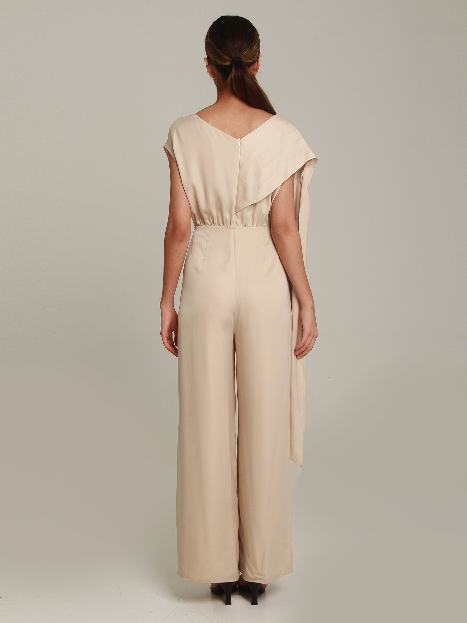 Odette Shoulder Drape Jumpsuit