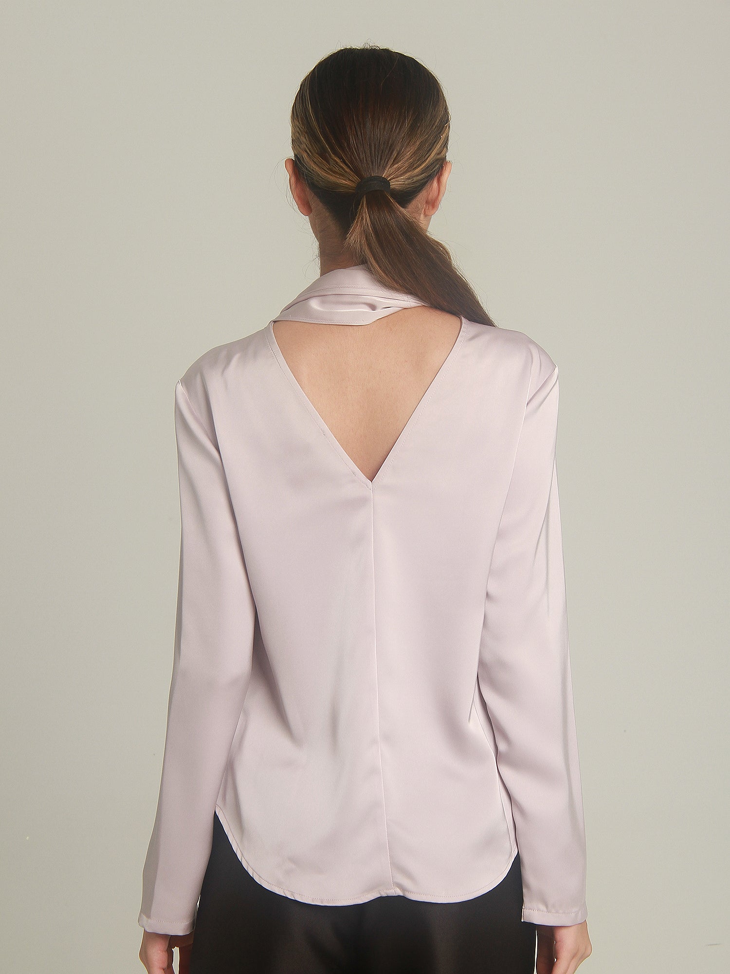 Sylvie Long Sleeve Sash Top