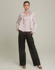 Sylvie Long Sleeve Sash Top