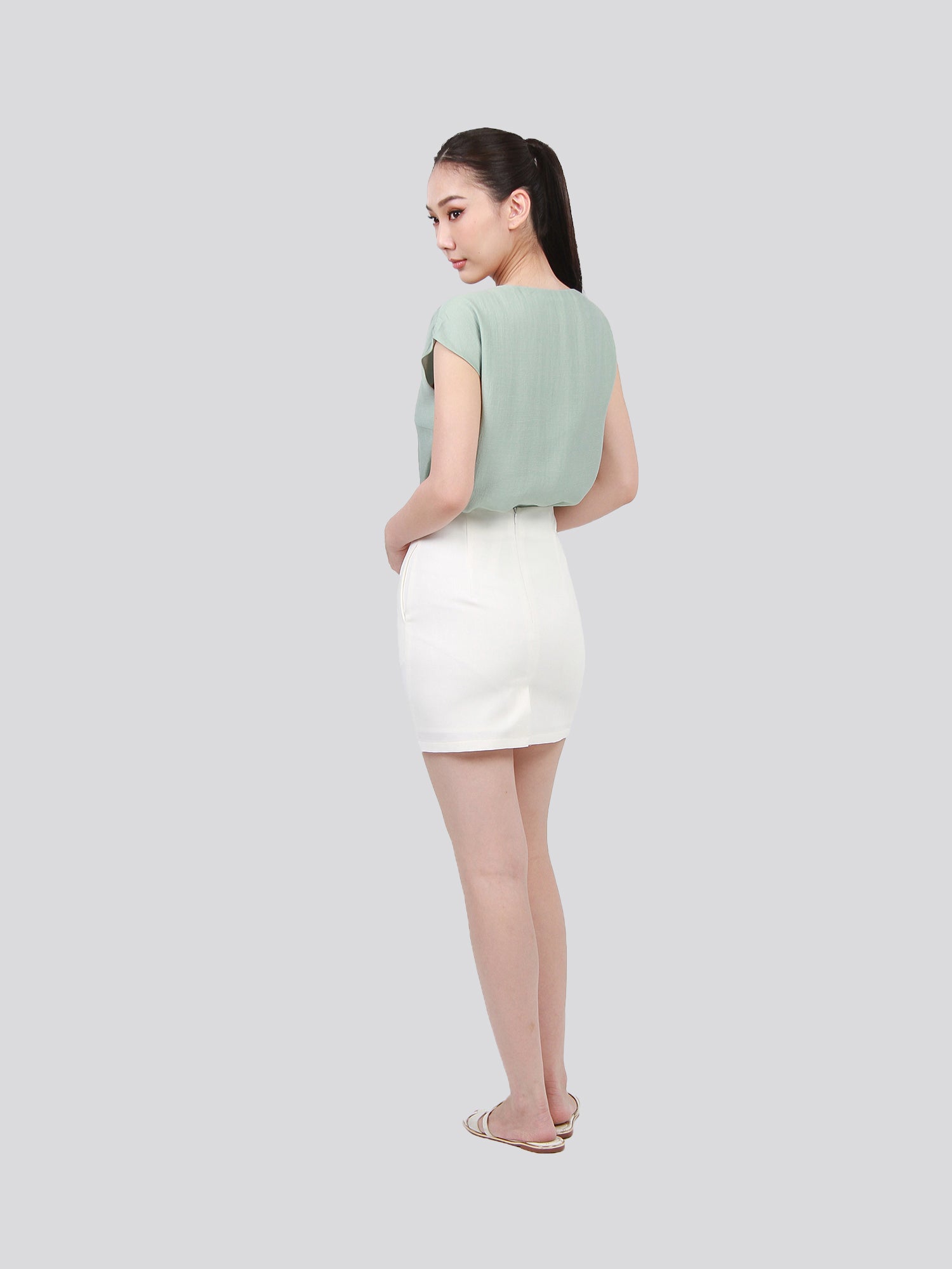 June Cap Sleeves Top