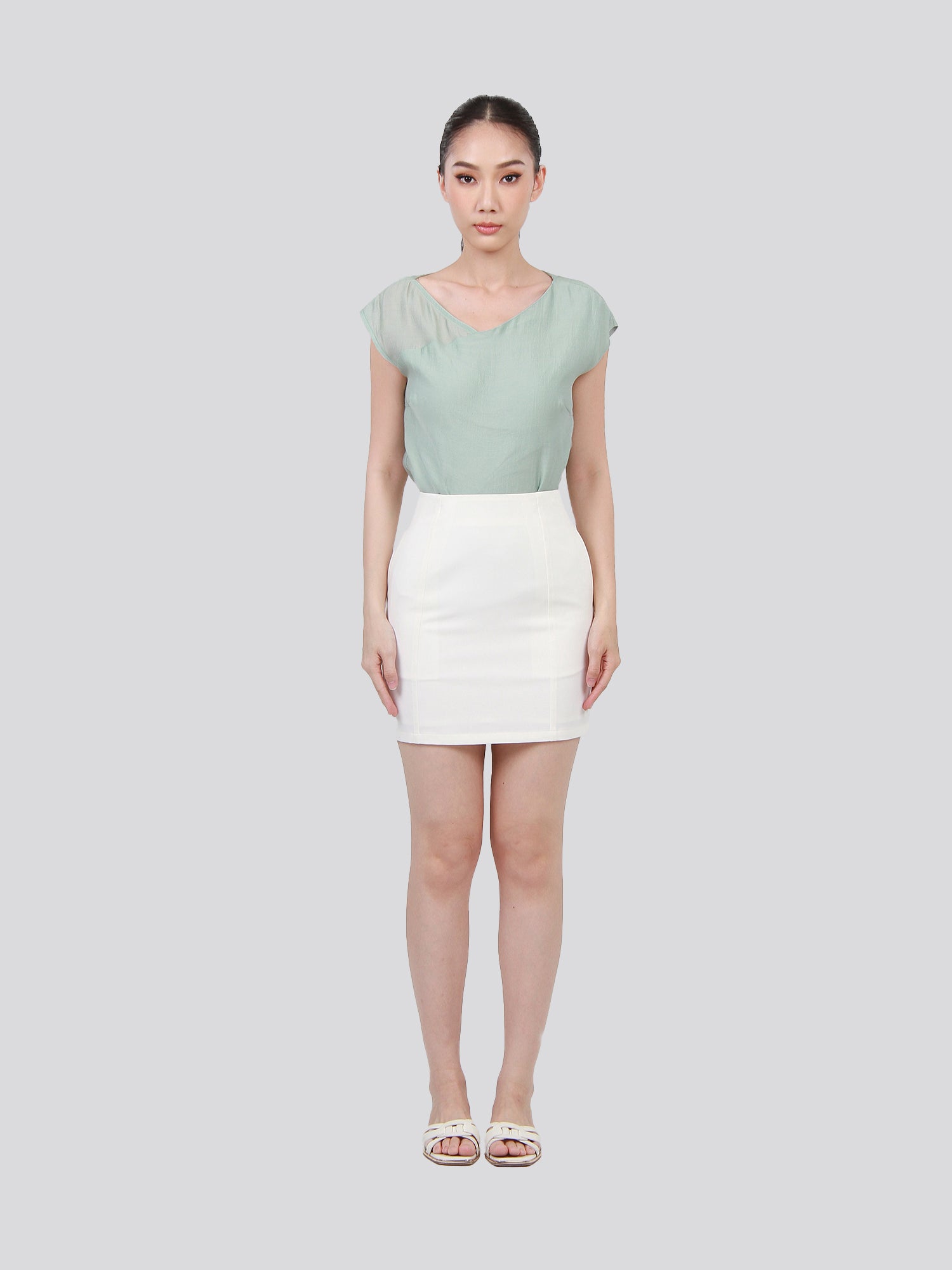 June Cap Sleeves Top
