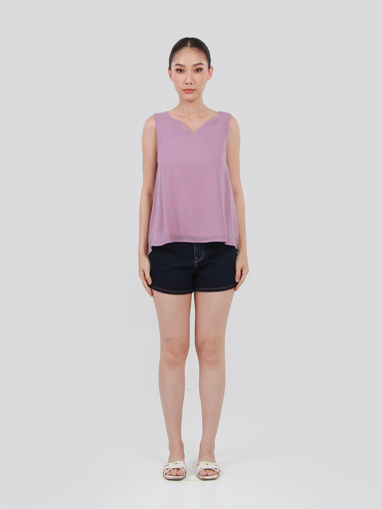 June Cap Sleeves Top