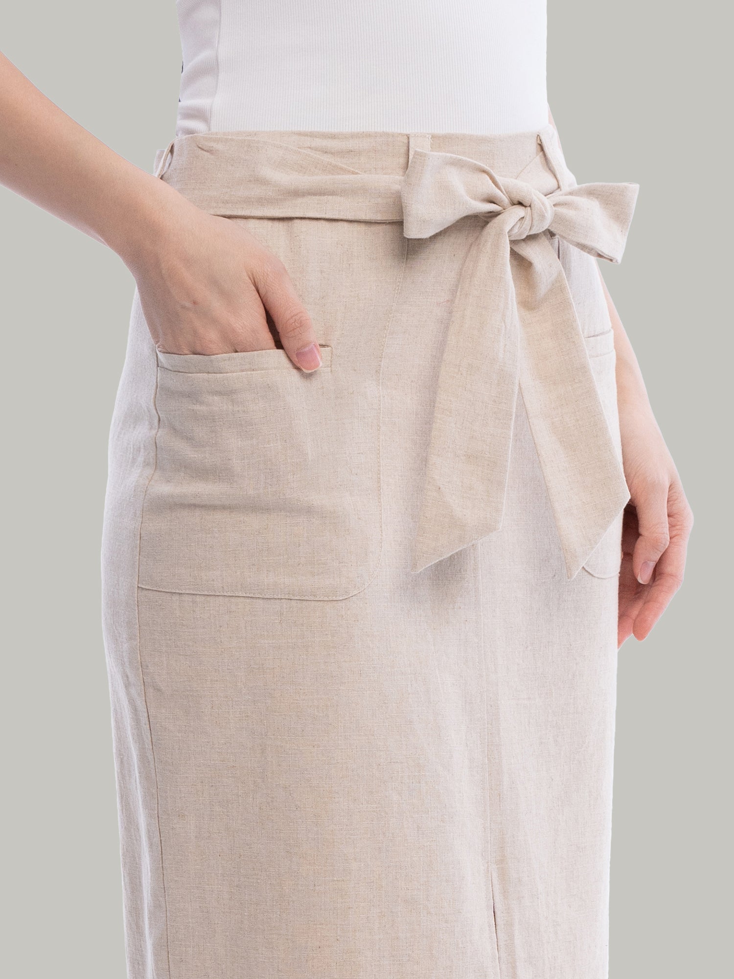 Juniper Linen Blend Skirt