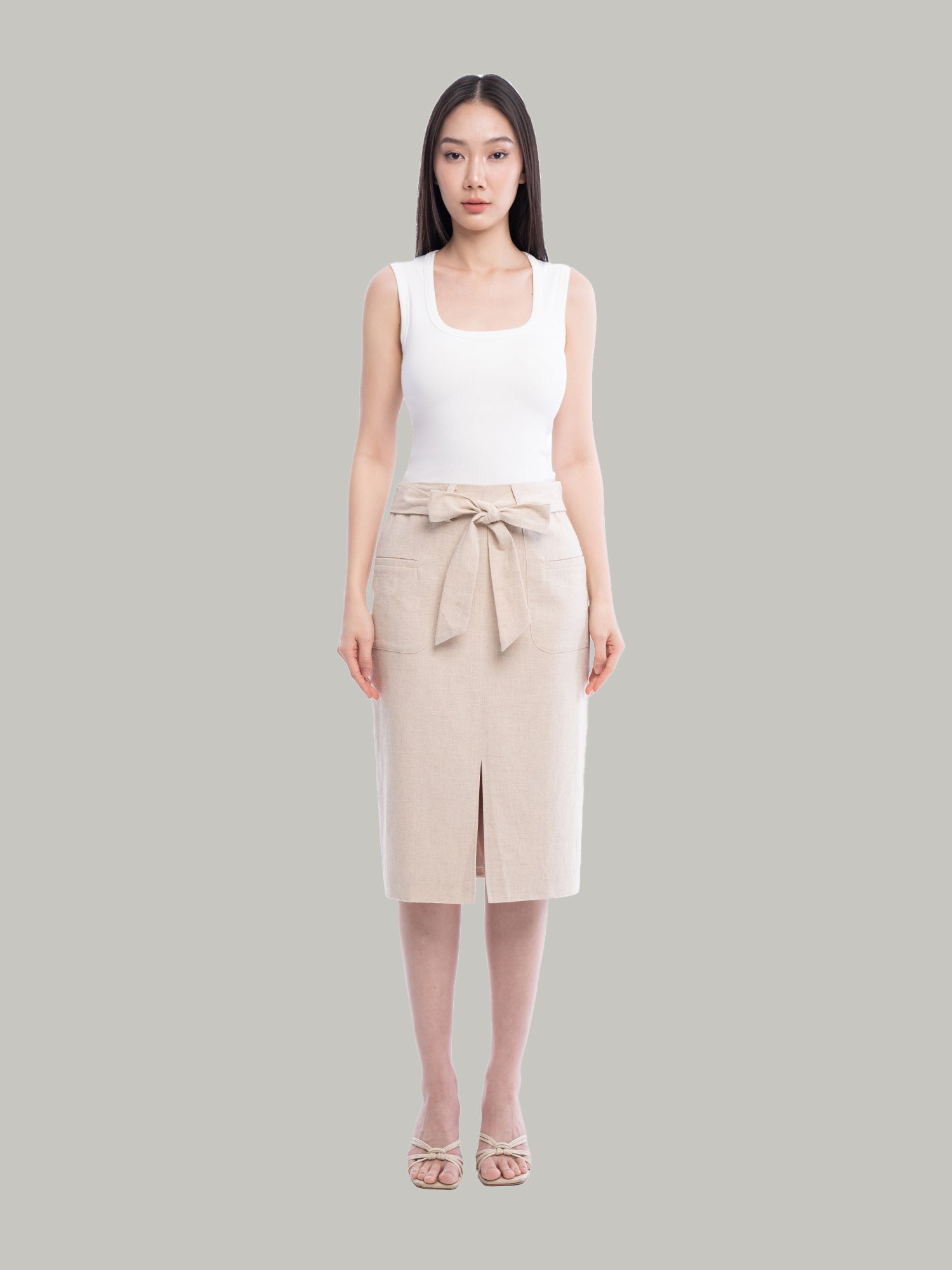 Juniper Linen Blend Skirt