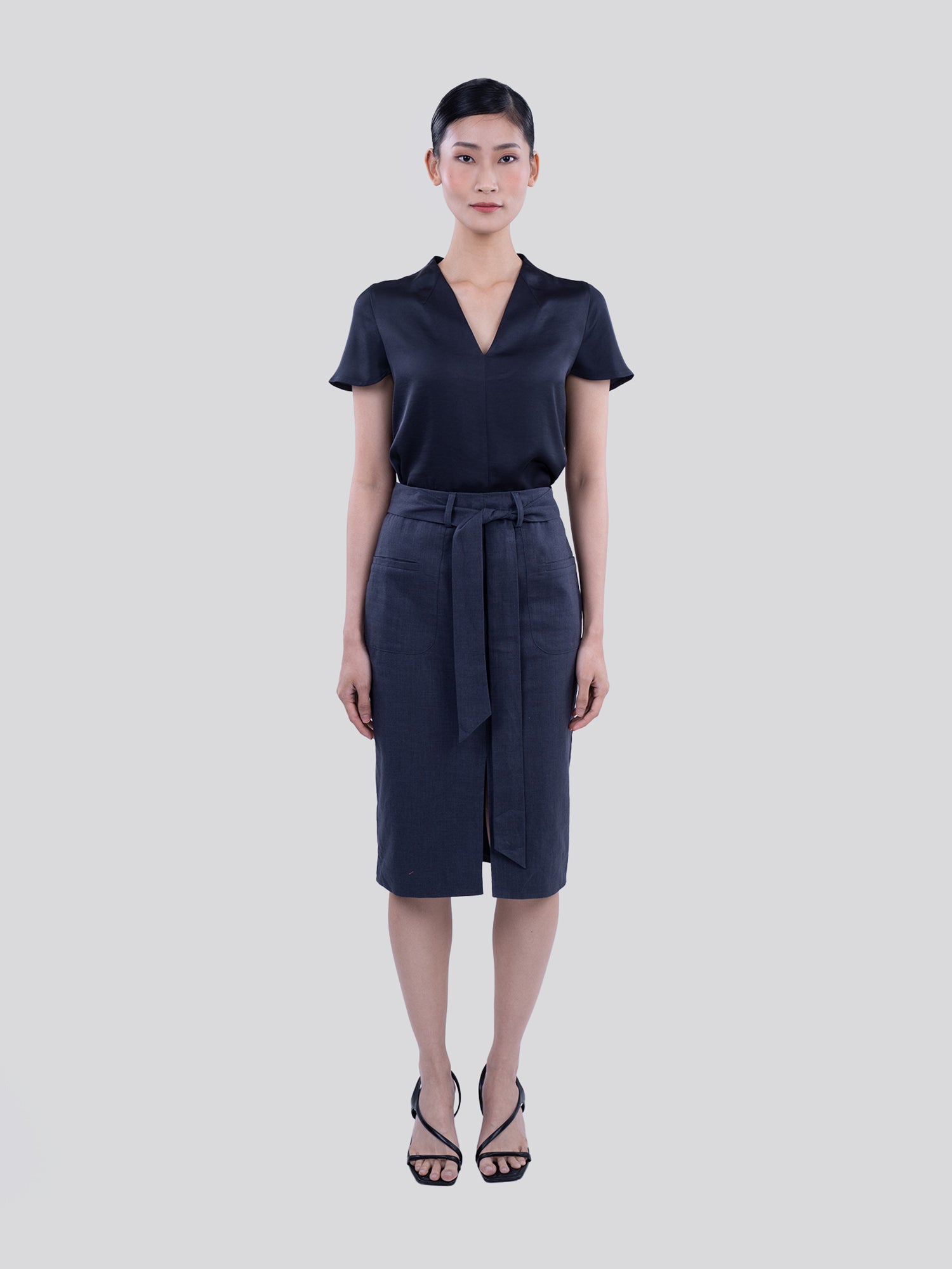 Juniper Linen Blend Skirt