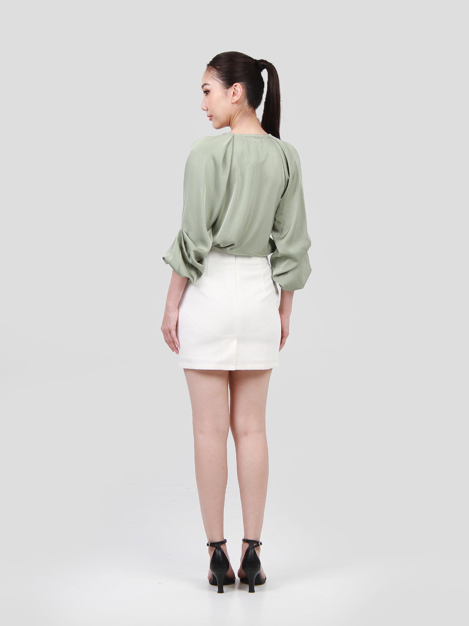 Micah Draped Sleeves Blouse