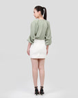 Micah Draped Sleeves Blouse