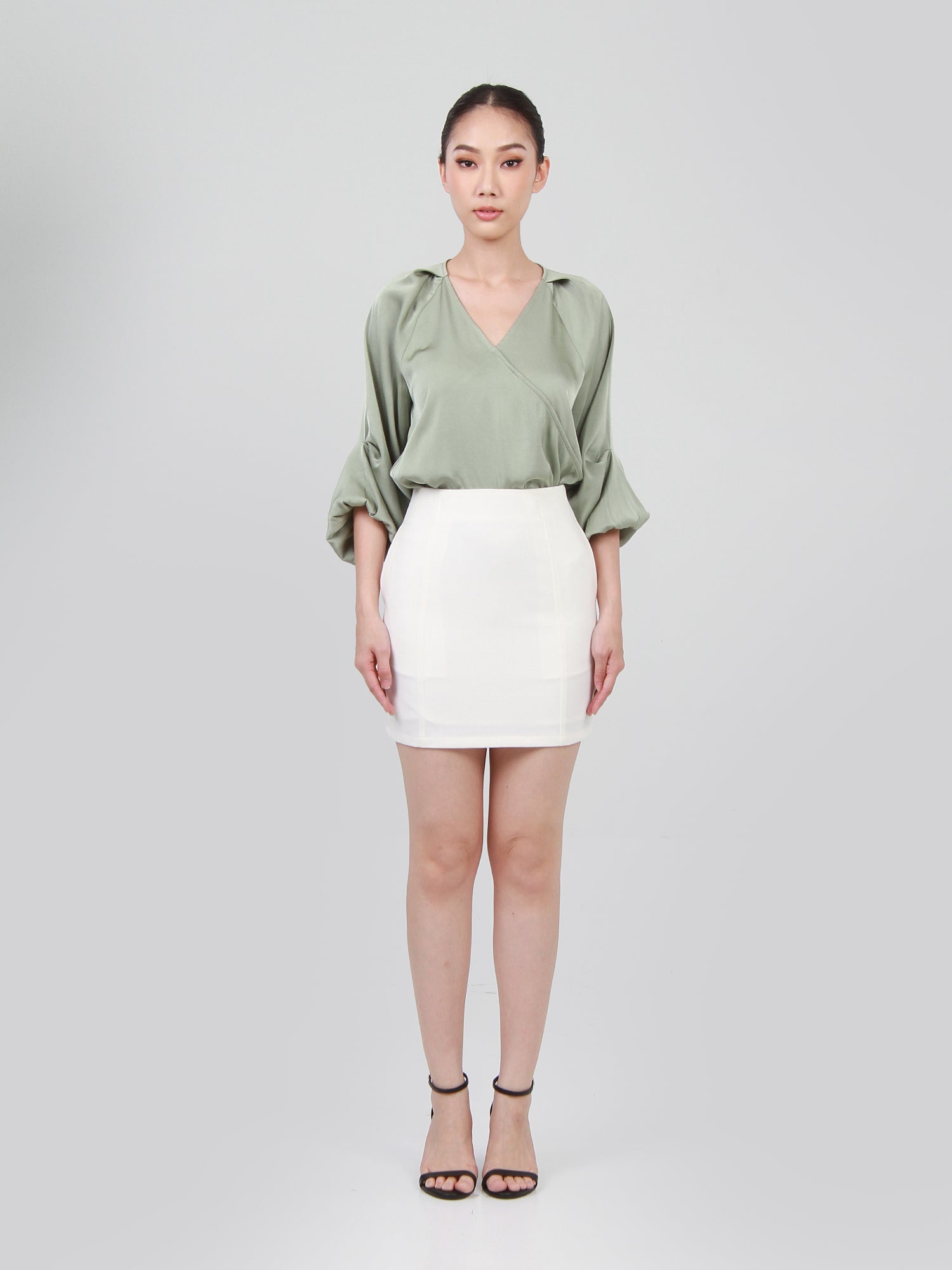 Micah Draped Sleeves Blouse