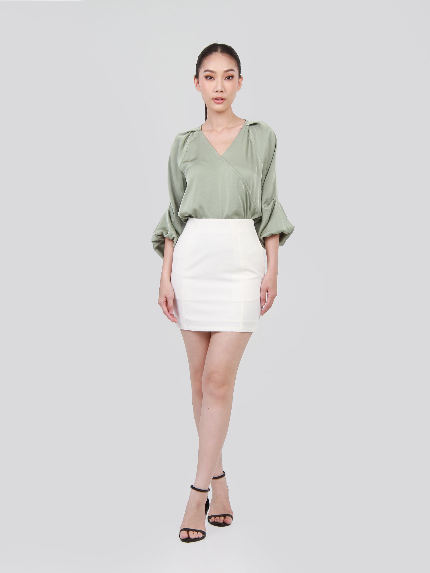 Micah Draped Sleeves Blouse