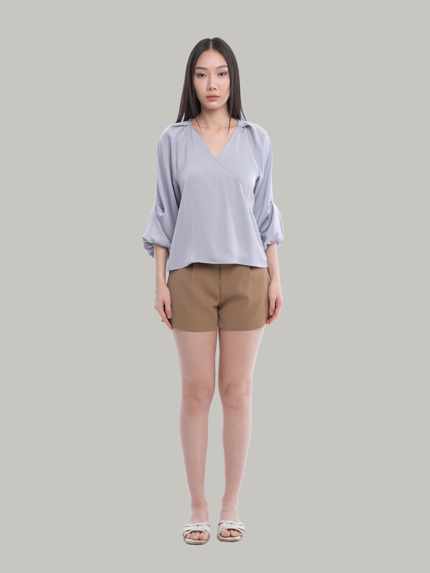 Micah Draped Sleeves Blouse