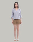 Micah Draped Sleeves Blouse