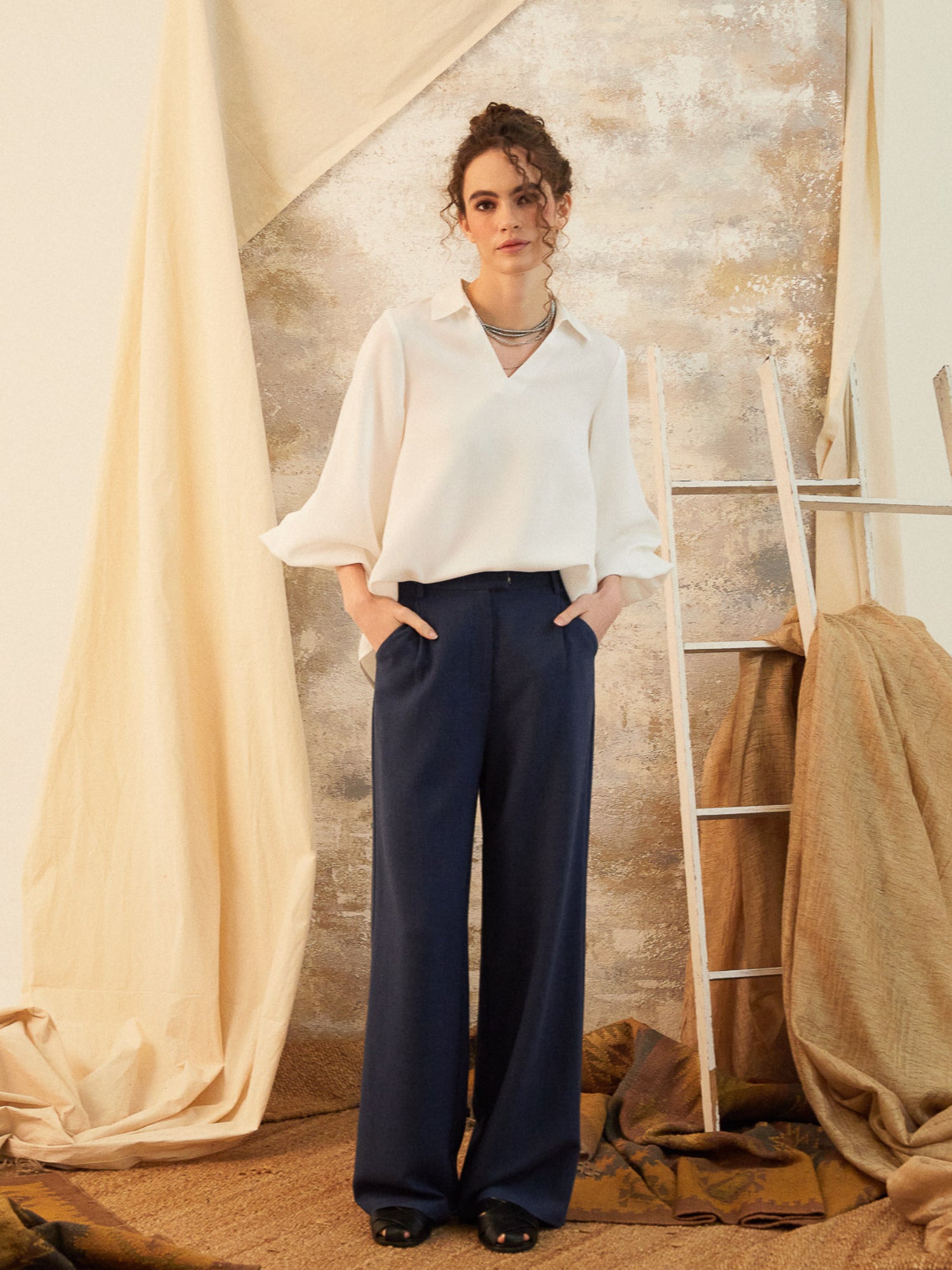 Myra Blouson Sleeve Top