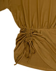 Stesha Asymmetric Ruched Top