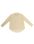 Pierre Long Sleeve Striped Overlap Back Shirt
