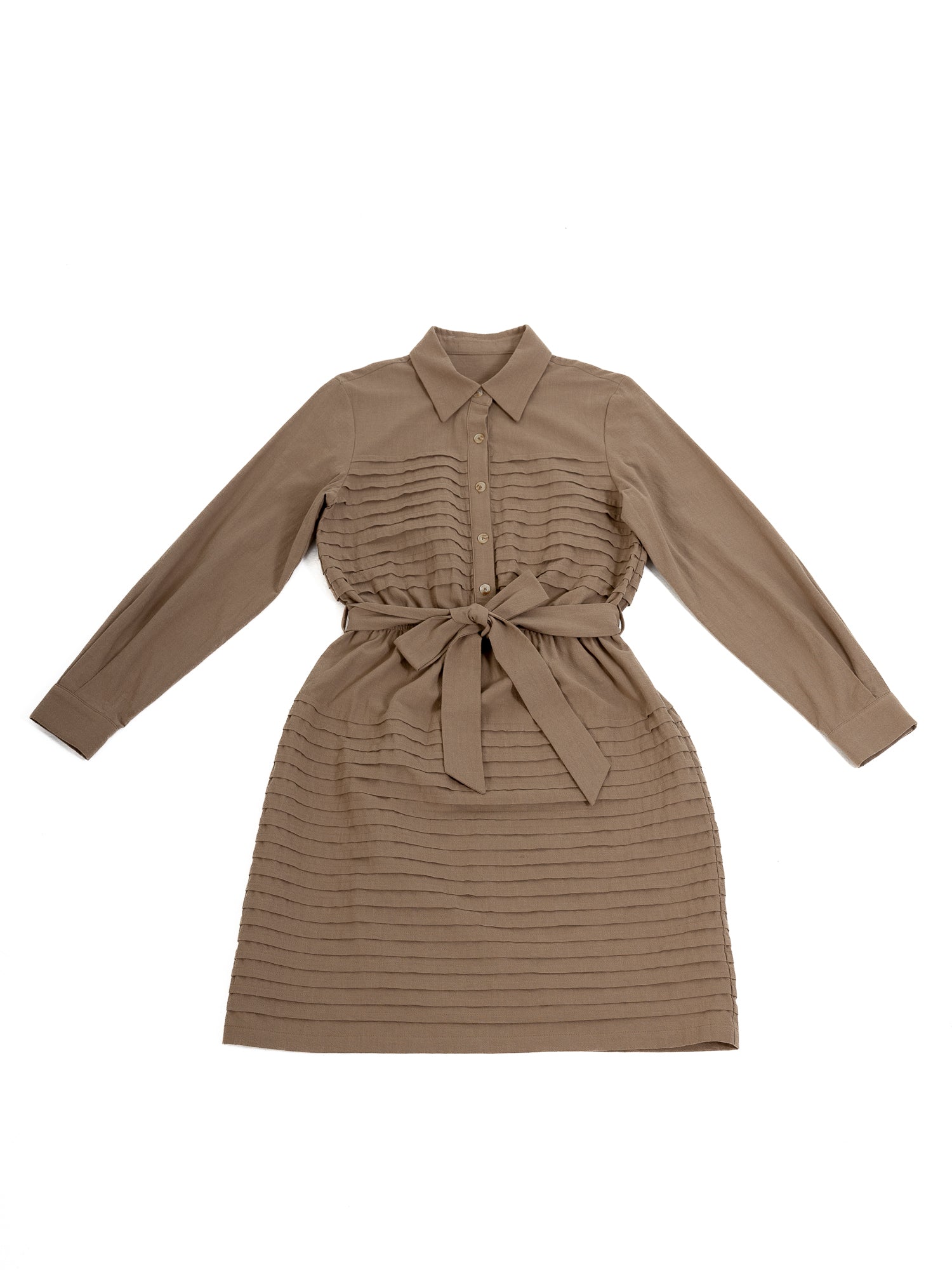 Franca Pleated Mini Dress
